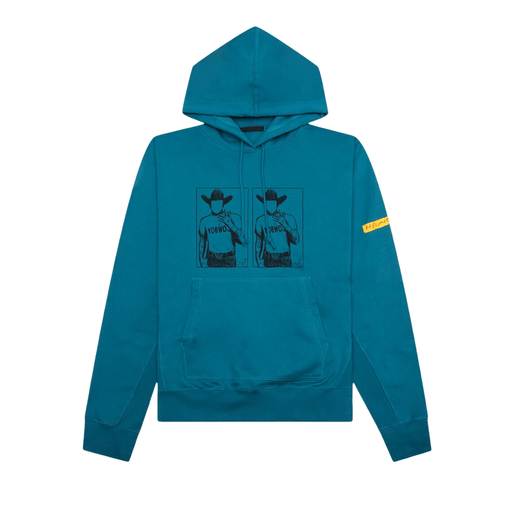 Helmut Lang Scribble Logo Hoodie "River"