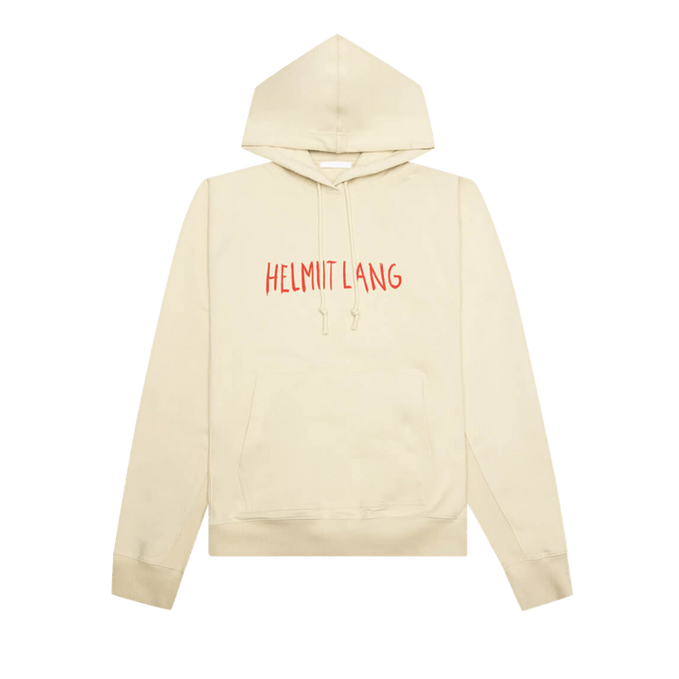 Helmut Lang Scribble Logo Hoodie "Stone"