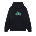 Stussy Star Hoodie Pigment Dyed "Black"