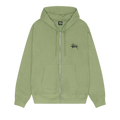 Stussy Basic Zip Hoodie "Moss"