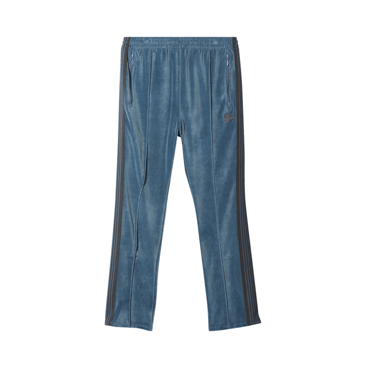 Needles Narrow Track Pant "Smoke Blue"