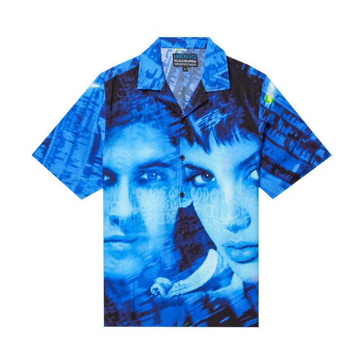 Pleasures Virus Rayon Button Down "Black"