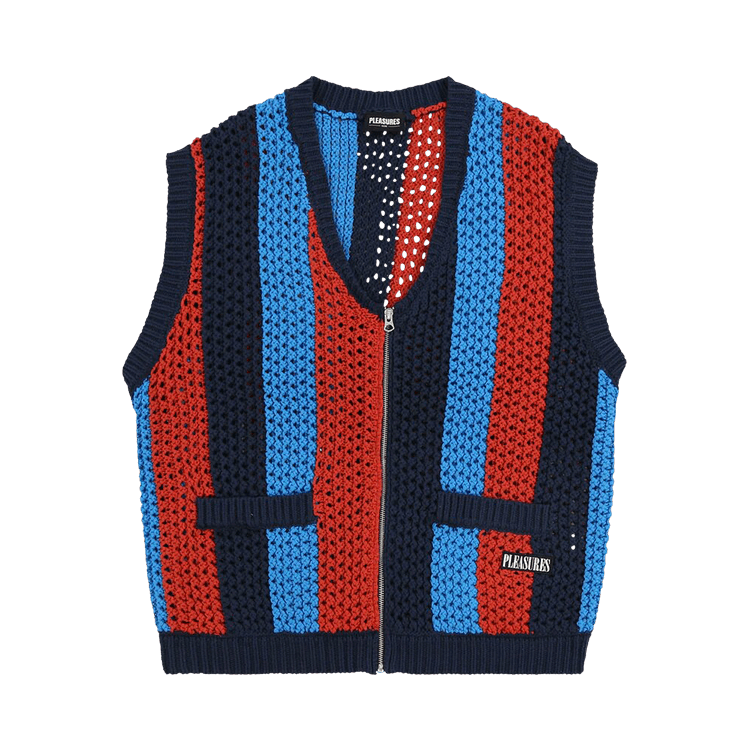 Pleasures Hombre Cardigan Vest "Multicolor"