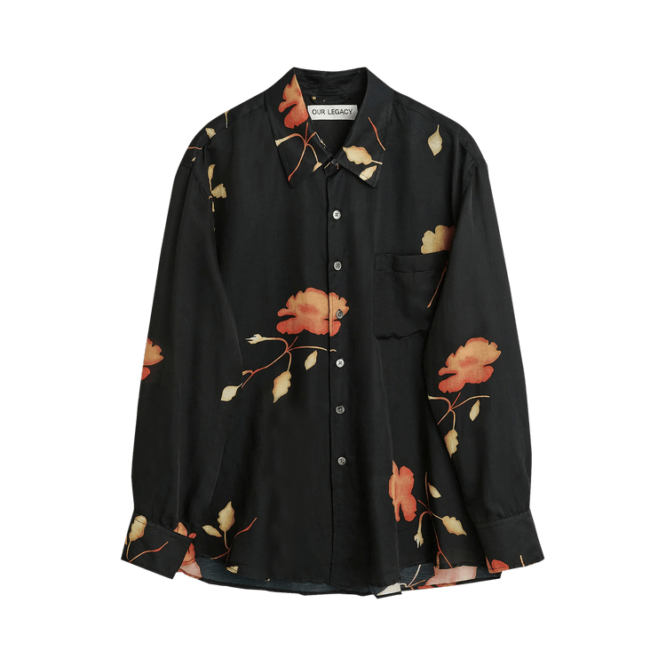 Our Legacy Above Shirt "Nocturnal Flower Print"