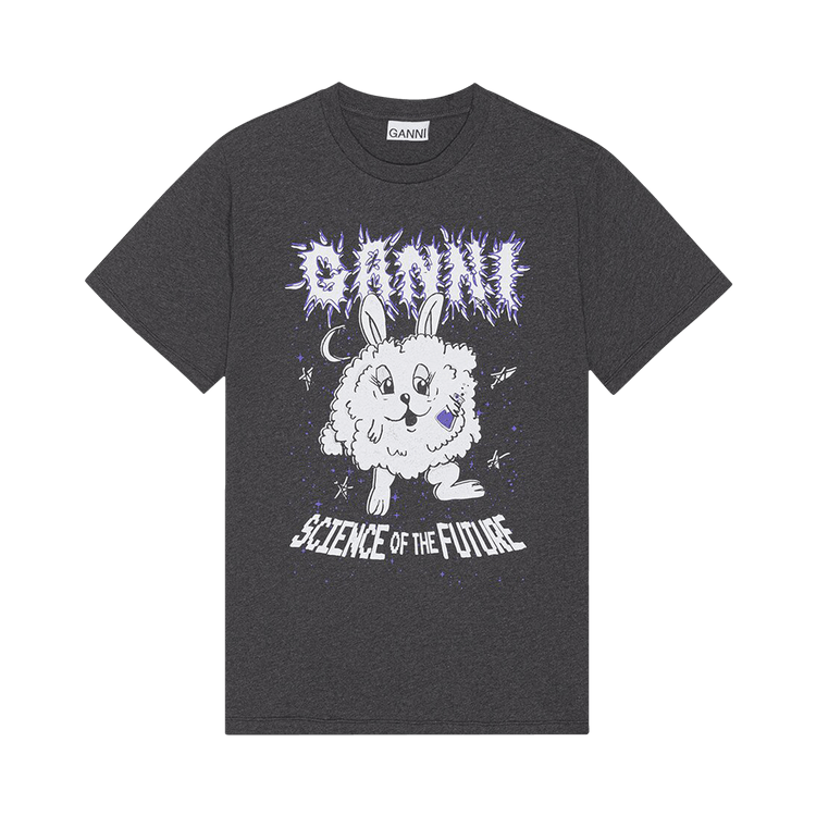GANNI Bunny Relaxed T-Shirt "Phantom"
