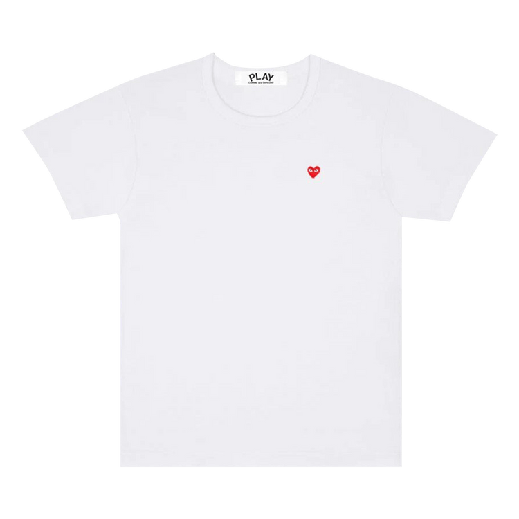 Comme des Garçons PLAY Heart Logo T-Shirt "White"