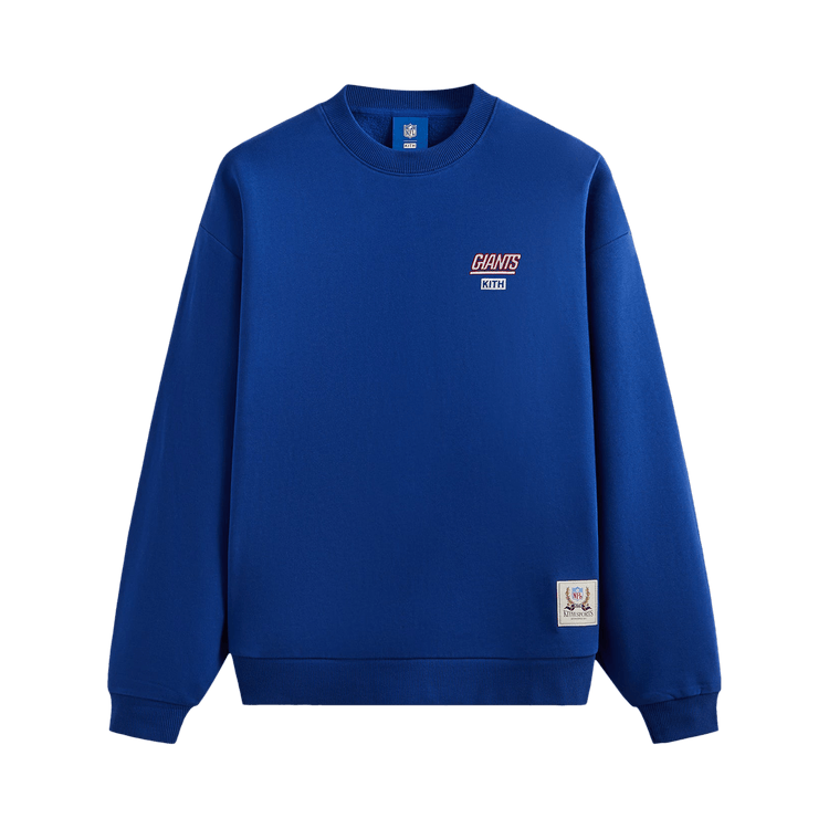 Kith For The NFL: Giants Helmet Nelson Vintage Crewneck "Current"