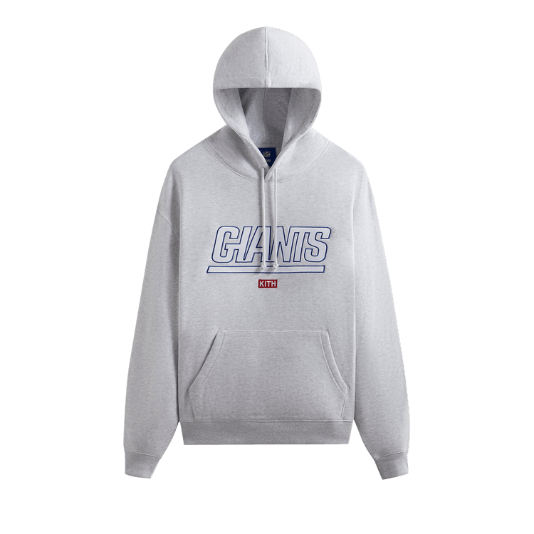Kith For The NFL: Giants Laurel Hoodie "Light Heather Grey"