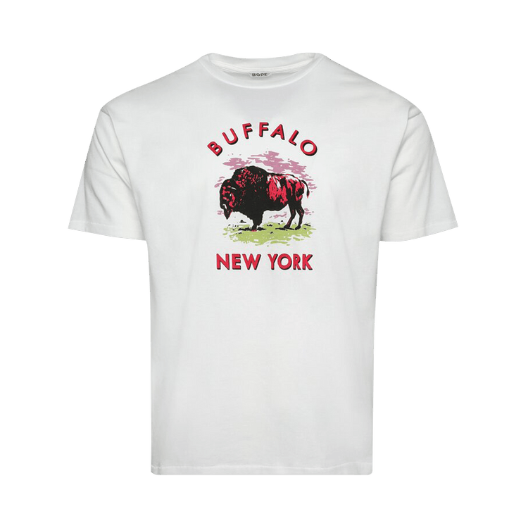 Bode Buffalo Tee "Cream"