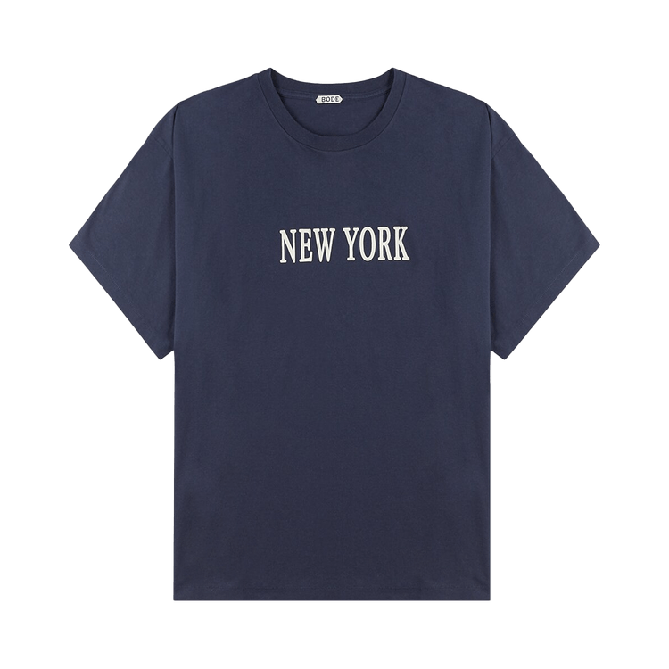 Bode New York Tee "Navy"