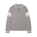 Bode Cycling Polo "Grey/White"