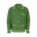 Bode Top Sheet Long-Sleeve Shirt "Green"