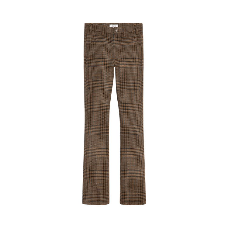 CELINE Dylan 4 Pockets Jeans "Chataigne/Black"