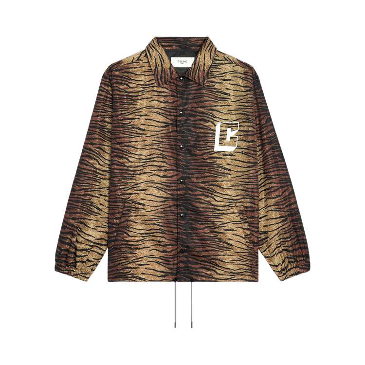 CELINE Coach Jacket "Beige/Caramel/Black"