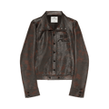 Courrèges Iconic Vinyl Jacket "Havana/Tortoise"