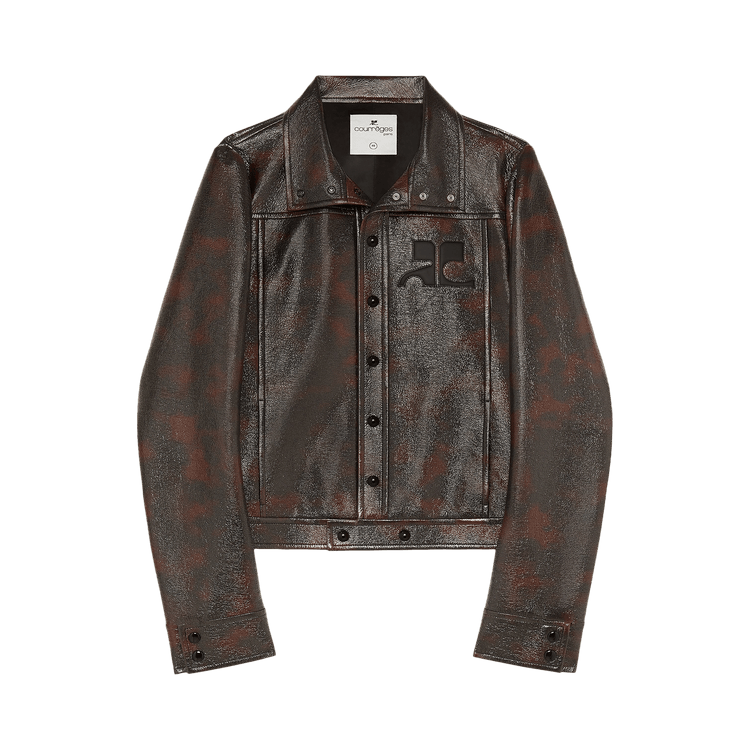 Courrèges Iconic Vinyl Jacket "Havana/Tortoise"