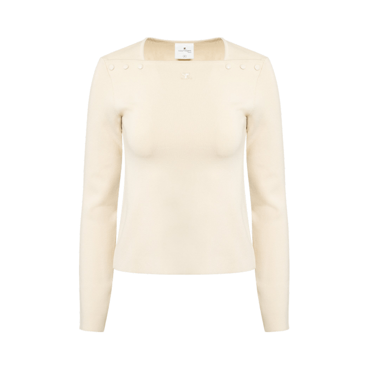 Courrèges Milano Knit Sweater "Oatmeal"
