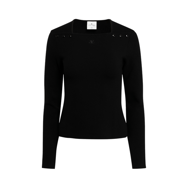 Courrèges Milano Knit Sweater "Black"