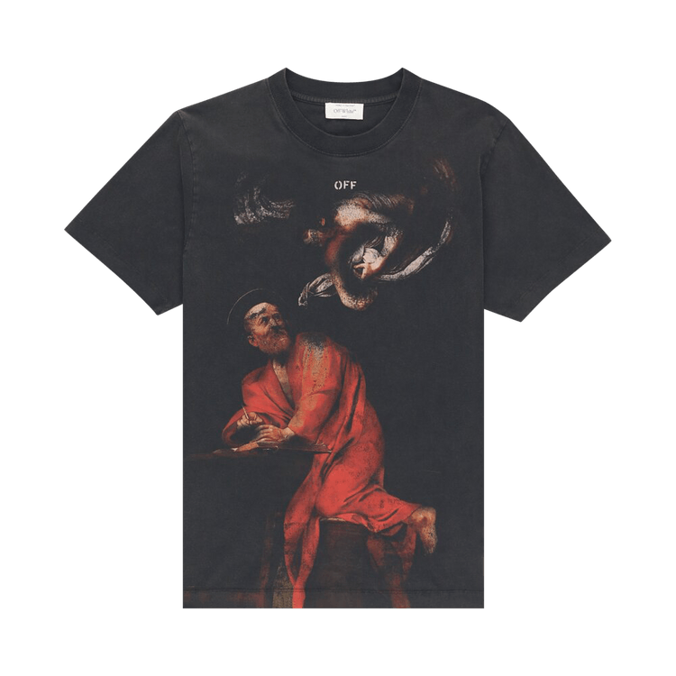 Off-White Saint Matthew Slim Short-Sleeve Tee "Black/Multicolor"