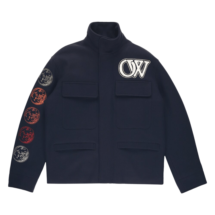 Off-White Moon Phase Varsity Jacket "Sierra Leone"