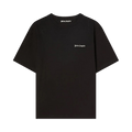 Palm Angels Embroidered Logo Slim Tee "Black/White"