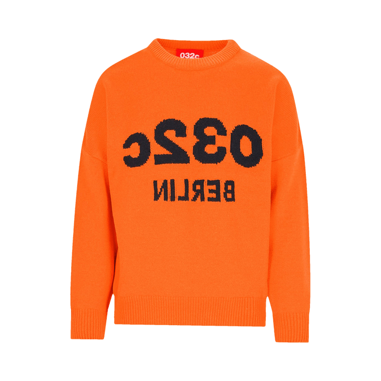 032C Safety Orange Selfie Sweater "Orange"