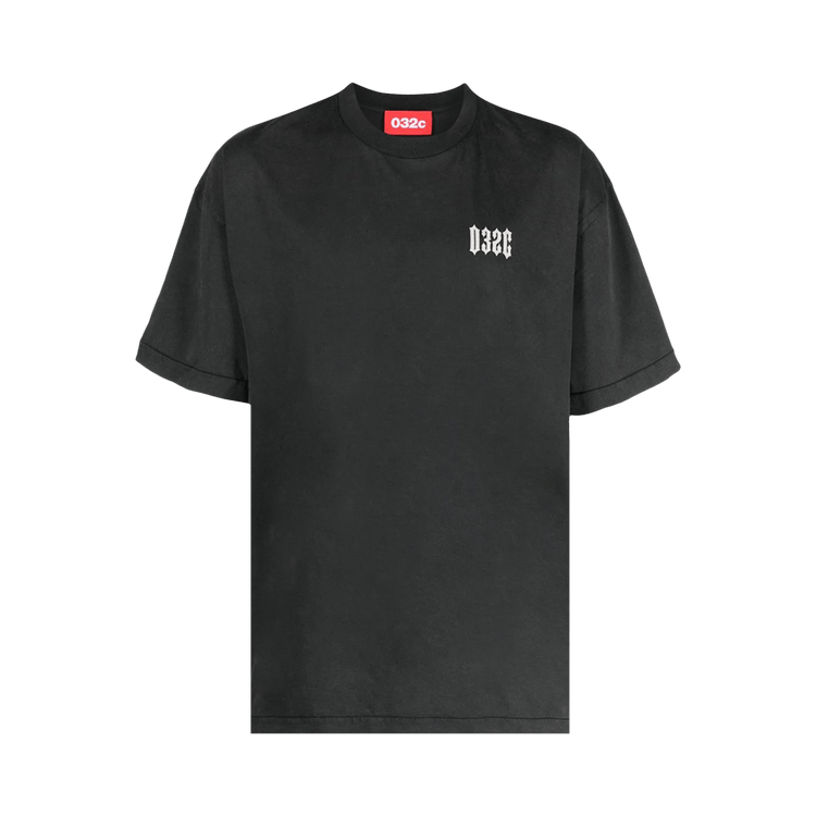 032C Kepler System American Cut T-Shirt "Faded Black"
