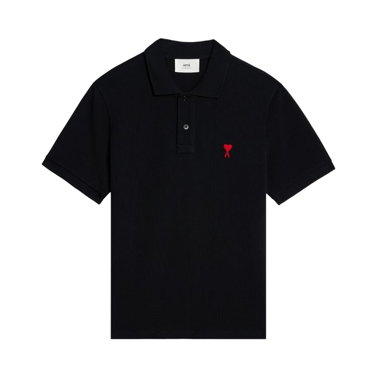 Ami ADC Polo Shirt "Black"