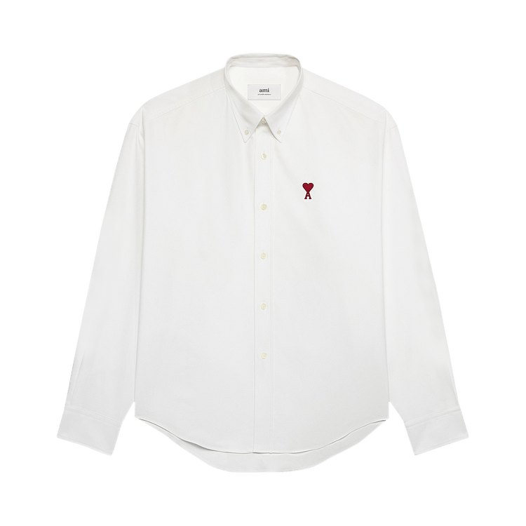 Ami Boxy Fit Shirt "Natural White"