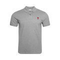 Ami ADC Polo Shirt "Heather Grey"