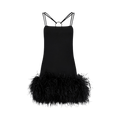 The Attico Fujiko Mini Dress "Black"