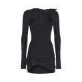 The Attico Donnie Mini Dress "Black"