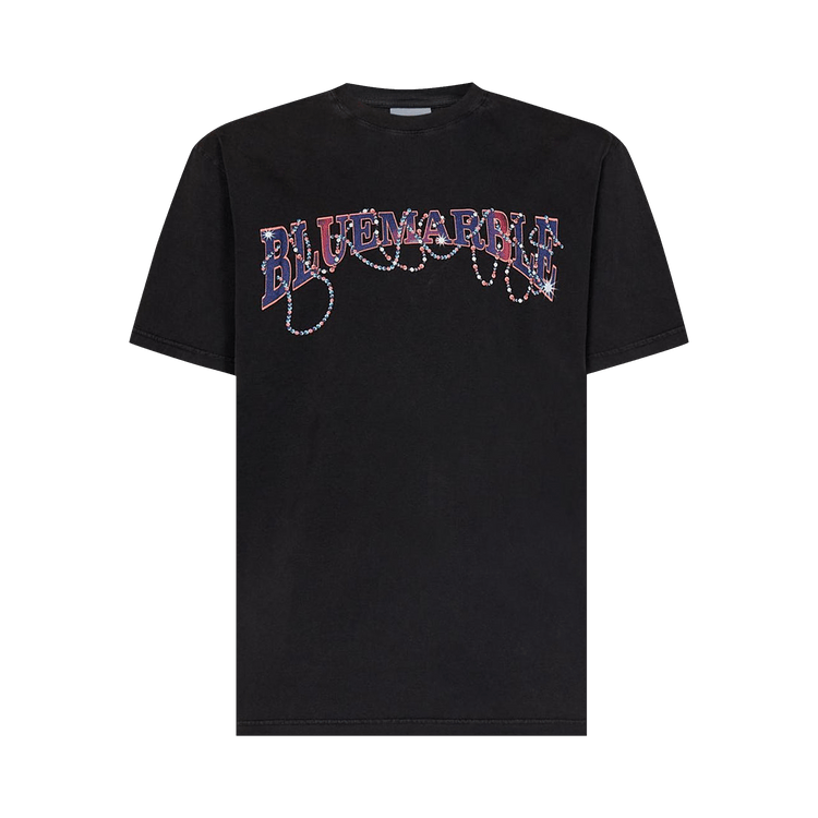 BLUEMARBLE Mardi Gras Printed T-Shirt "Black Black"