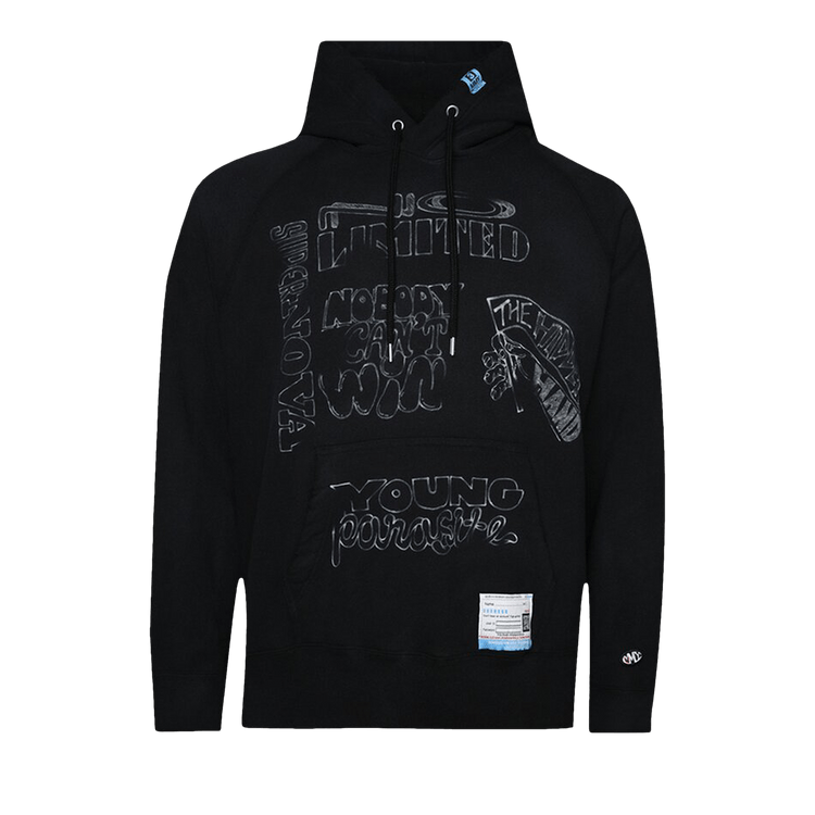 Maison Mihara Yasuhiro Pullover Combined Hoodie "Black"
