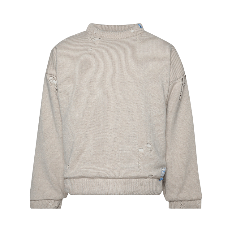 Maison Mihara Yasuhiro Padded Knit Pullover "Beige"