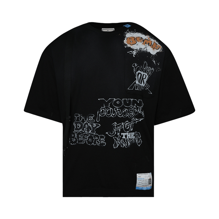 Maison Mihara Yasuhiro Suspender Tee "Black"