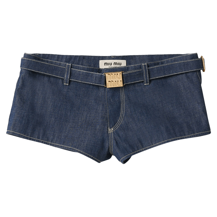 Miu Miu Denim Shorts "Bleu"