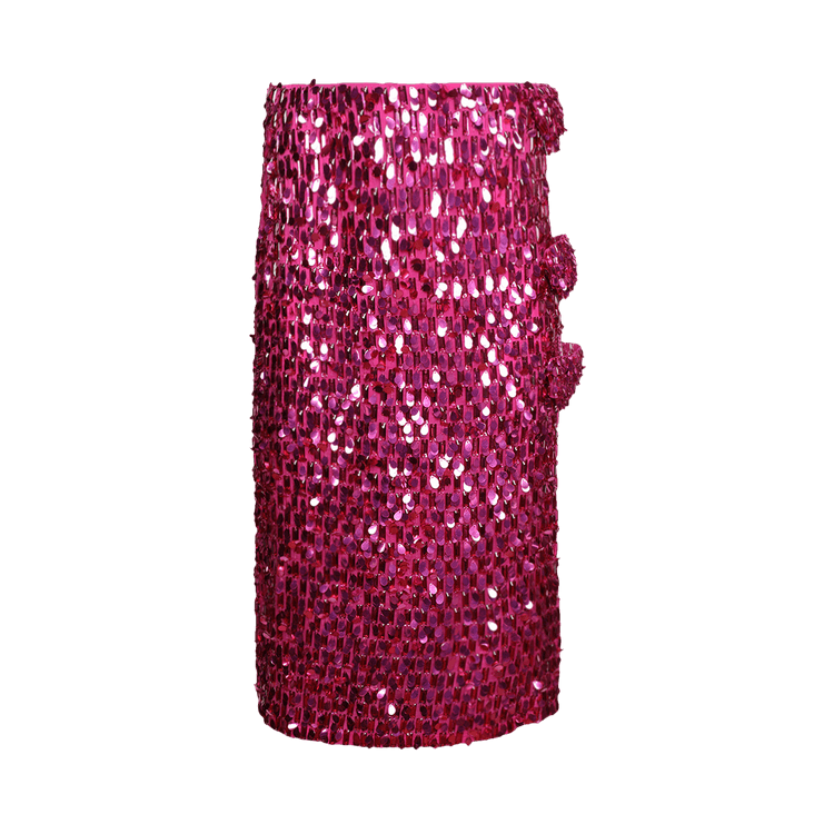 Valentino Embellished Skirt "Pink"