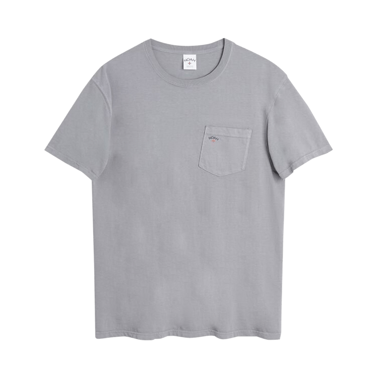 Noah Core Logo Pocket T-Shirt "Dark Grey"