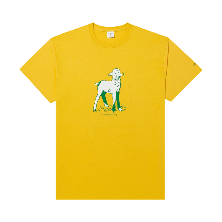 Noah Friendly Warning T-Shirt "Lemon Yellow"