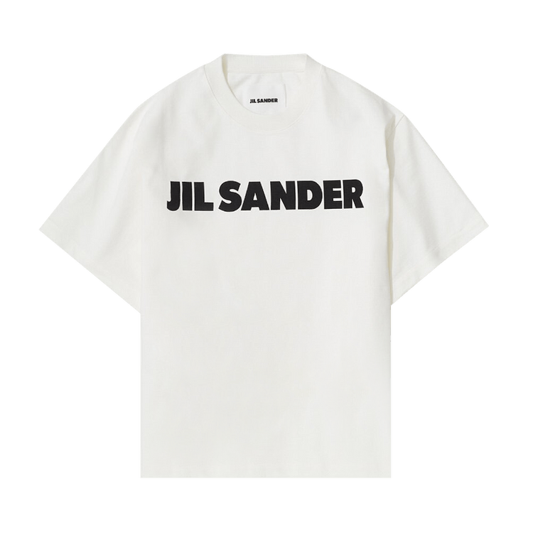 Jil Sander Logo Printed T-Shirt "Porcelain"