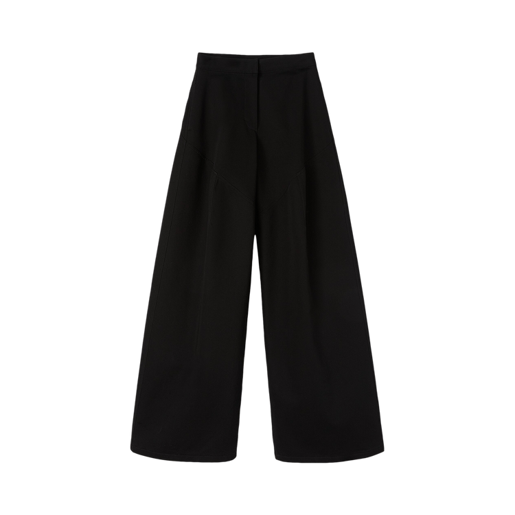 Jil Sander Low Waist Voluminous Denim Trouser "Black"