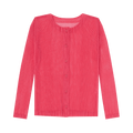 Pleats Please Issey Miyake Tatami August Cardigan "Bright Pink"