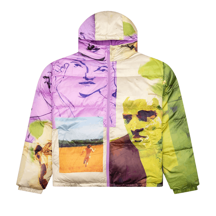 KidSuper Printed Shiny Puffer "Multicolor"