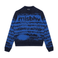 MISBHV Brushed Mohair Knit Sweater "Blue"