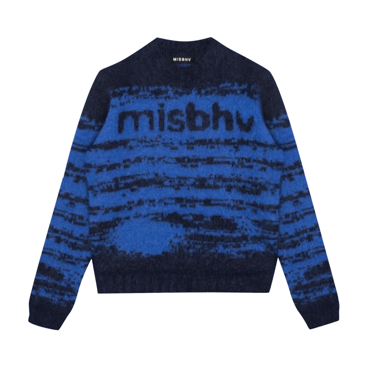 MISBHV Brushed Mohair Knit Sweater "Blue"