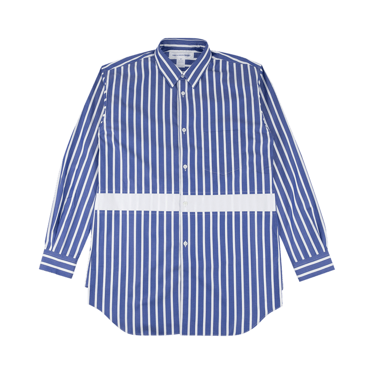 Comme des Garçons SHIRT Striped Long-Sleeve Shirt "Blue"