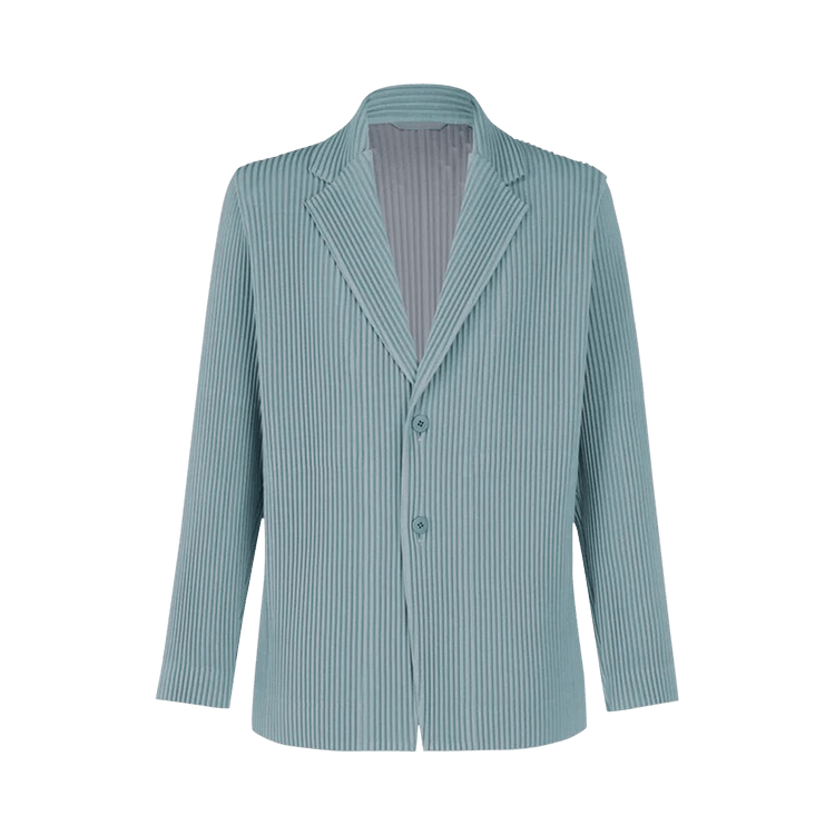 Issey Miyake Kersey Pleats Jacket "Blue"