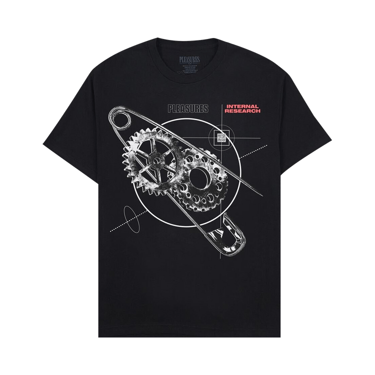 Pleasures Research T-Shirt "Black"