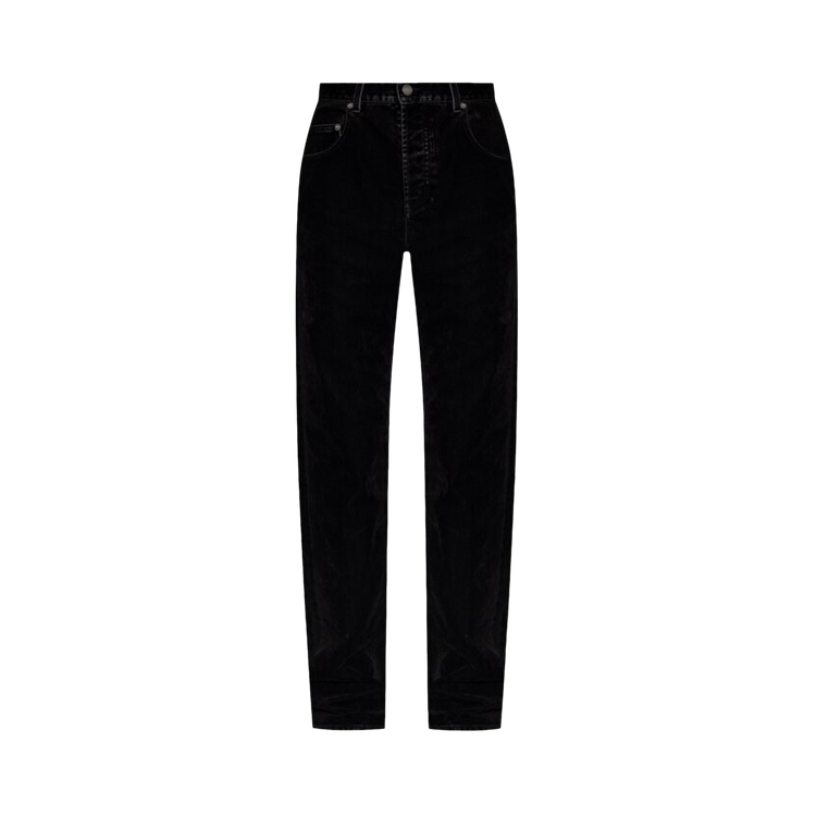Saint Laurent Maxi Long Extreme Baggy Jean "Ink Black"